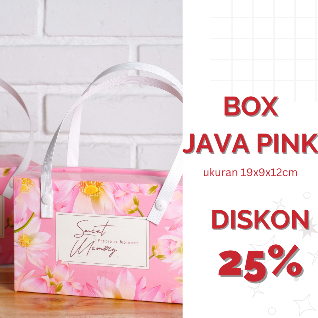 

Box Java Pink Uk 19x9x12cm/ Dus 2 Toples Tabung 250gr/600ml /2pcs