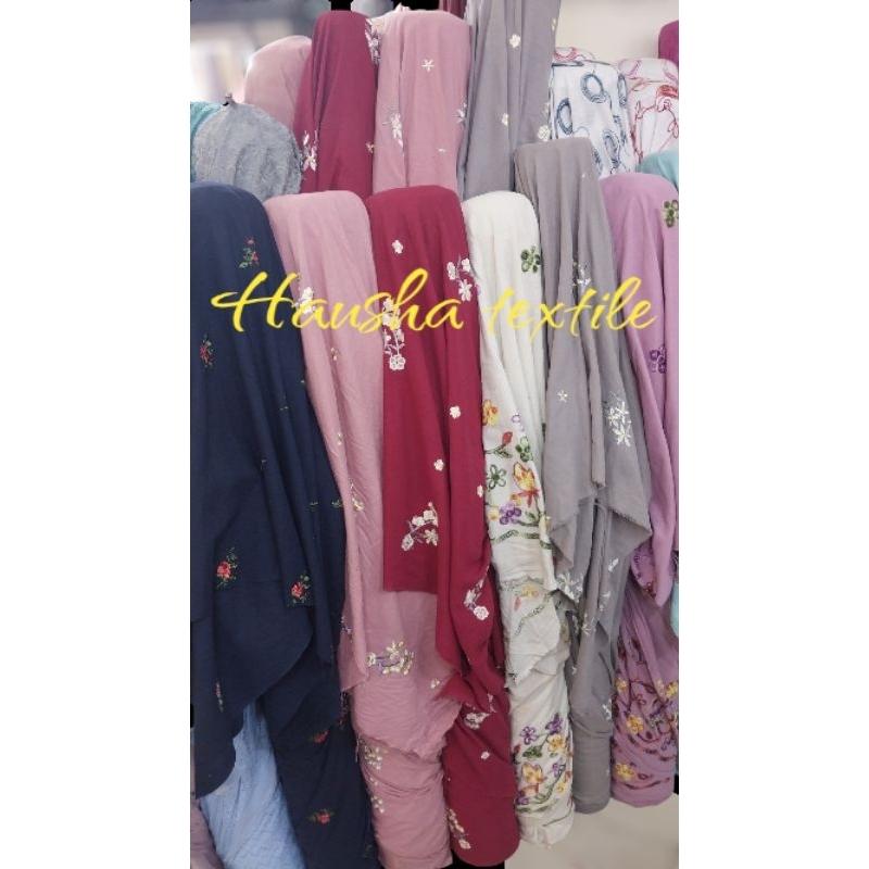 KAIN/BAHAN LINEN BORDIRAN/KATUN LINEN