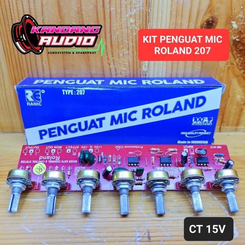 KIT PENGUAT MIC ROLAND 207 RANIC