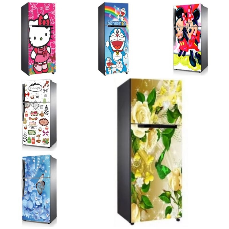 Stiker Kulkas 2 Pintu