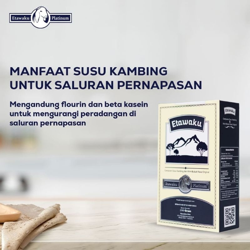 

Etawaku Platinum Susu Kambing Bantu Masalah Pernafasan