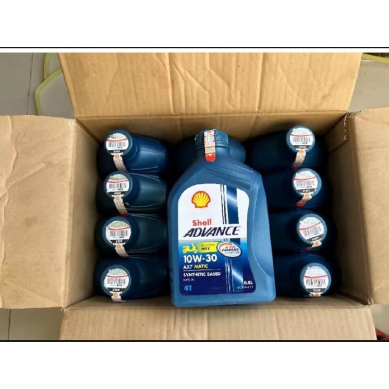 1 Dus Shell metik biru ax7 0,8