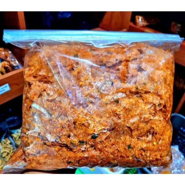 

Kripca pedas 1kg daun jeruk snack sadulur