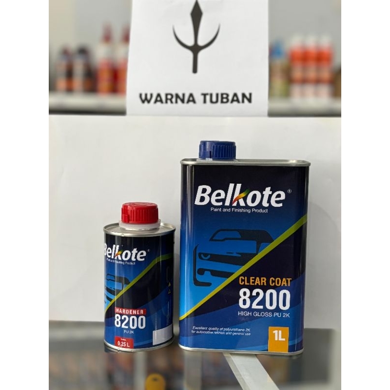 Clear Belkote PU 2K 8200 1.25 Liter