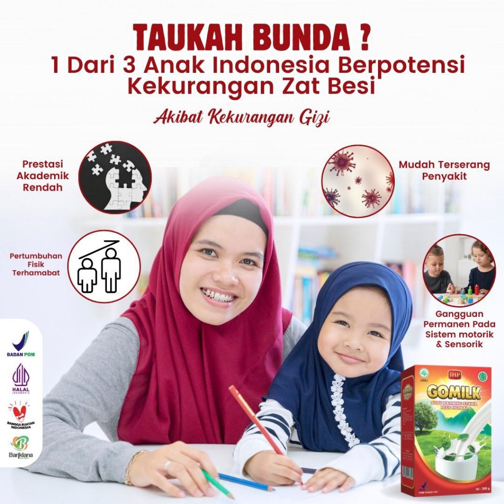 

GOMILK - Susu Kambing Ettawa Bubuk Original Berkhasiat Menyembuhkan Asma Dan Pengganti Asi Asli Rekomended - HNI BPOM