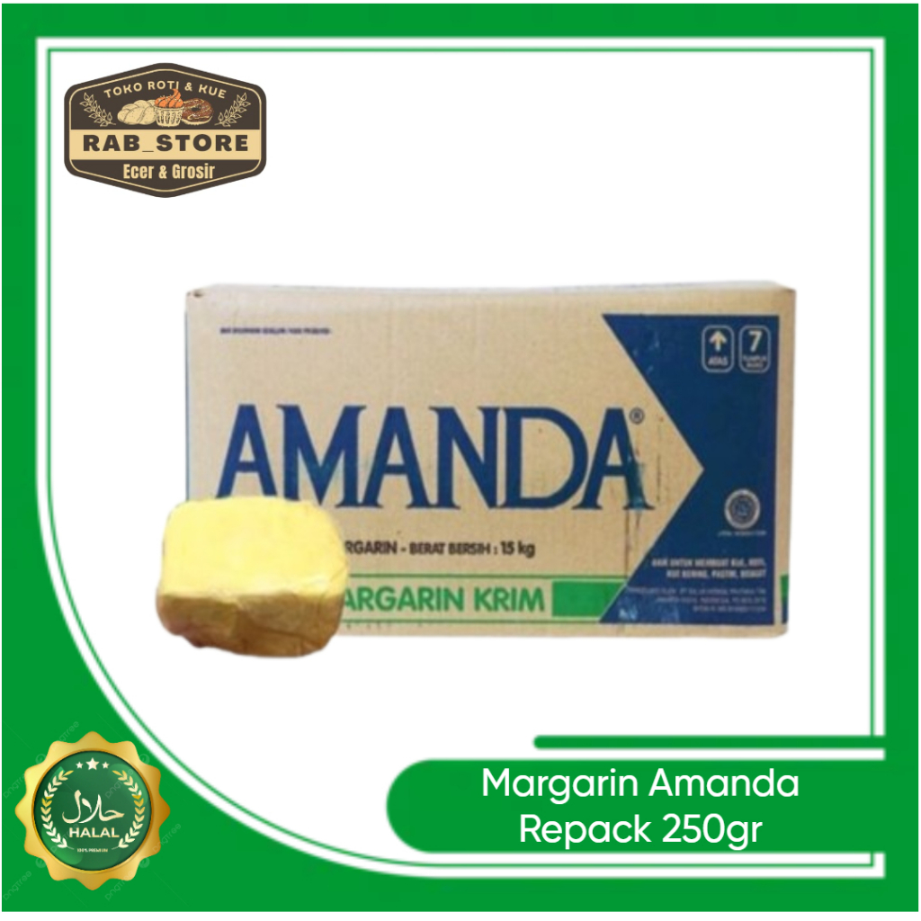 

Margarin/Margarine AMANDA 250gr