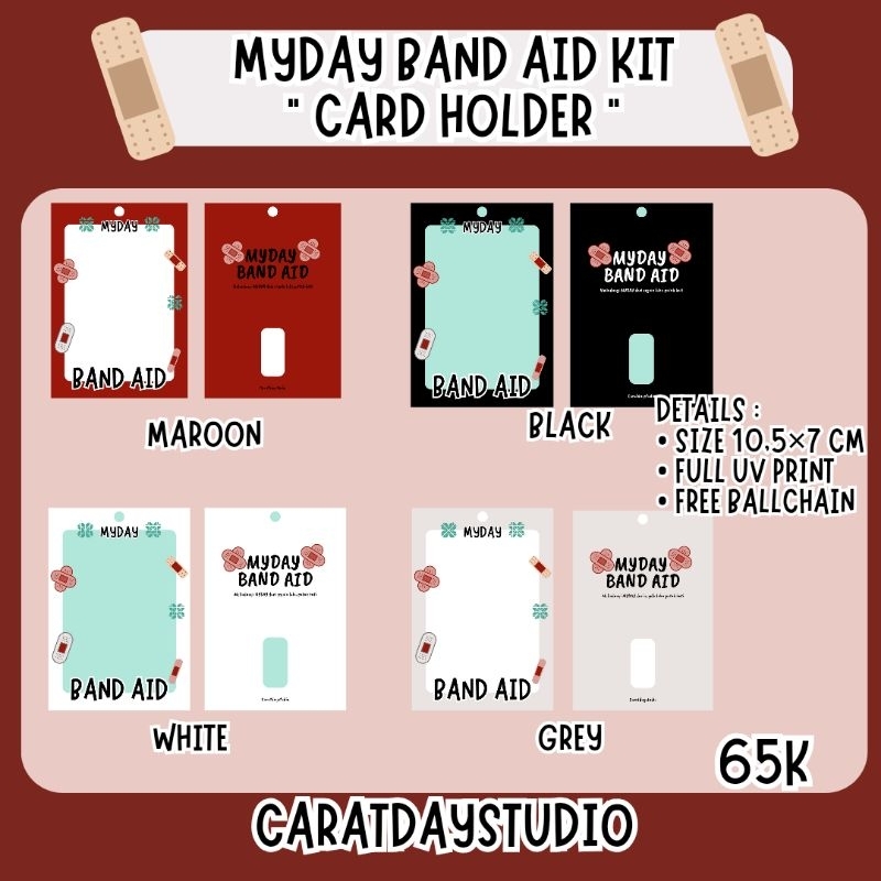 

[PRE ORDER] CARD HOLDER MYDAY BAND AID