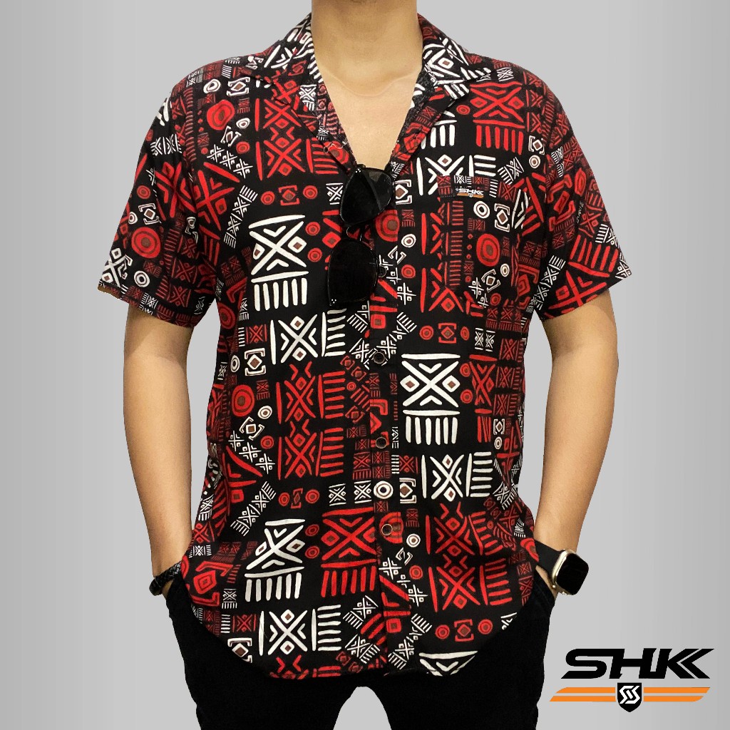 SHK Kemeja hawai pria wanita | Kemeja Santai Pria | Kemeja Amarillo ETNIC