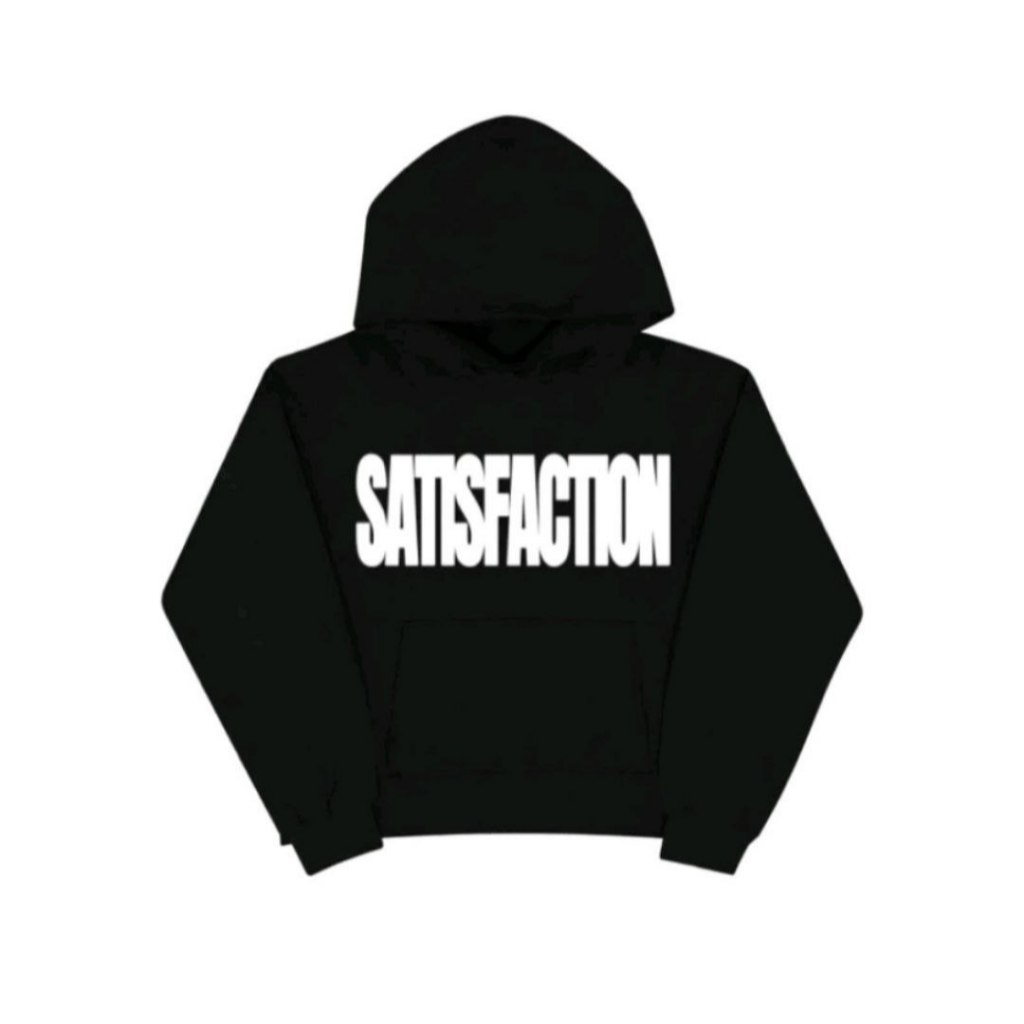 SATISFACTION - SNIPER BLACK | HOODIE BOXY ZIPPER | HOODIE PRIA WANITA PREMIUM