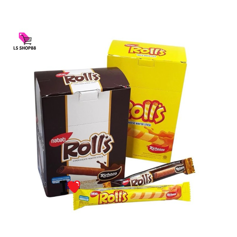 

Nabati ROLL’S Wafer Stick Box ( isi 20 x 6 gr)