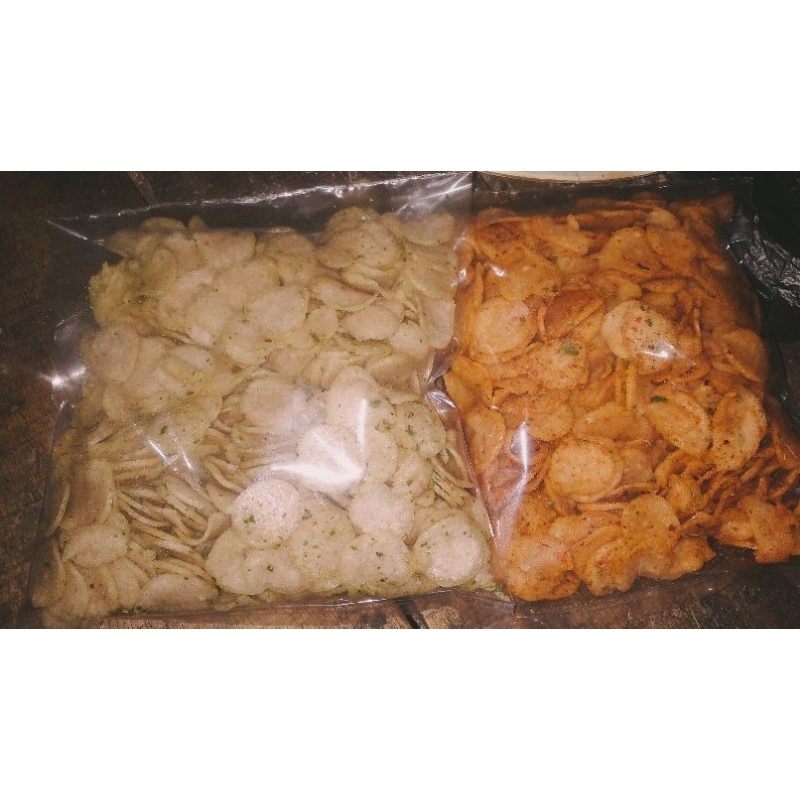 

citruk gepeng(cimol kering)