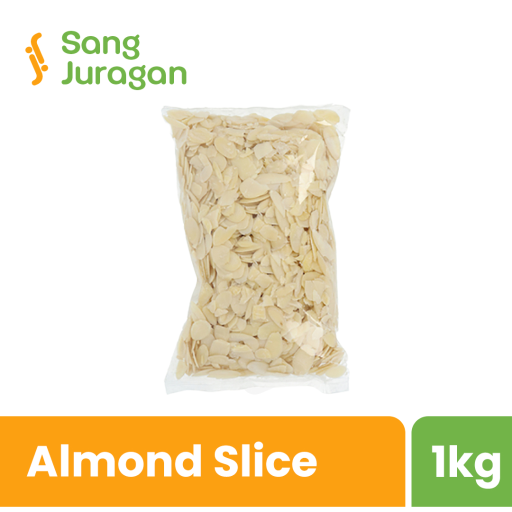 

Kacang Almond Iris Mentah / Almond Slice 1 Kg / 500 Gram / 250 Gram / 100 Gram