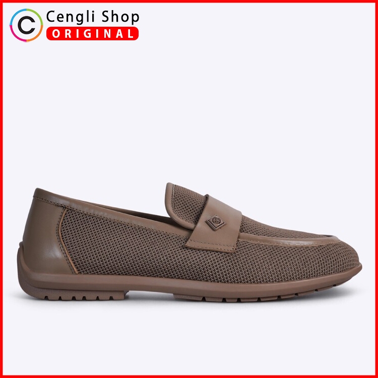 SEPATU PANSUS KULIT EVERBEST PRIA ORIGINAL LOAFER BRANDED COKLAT EM61
