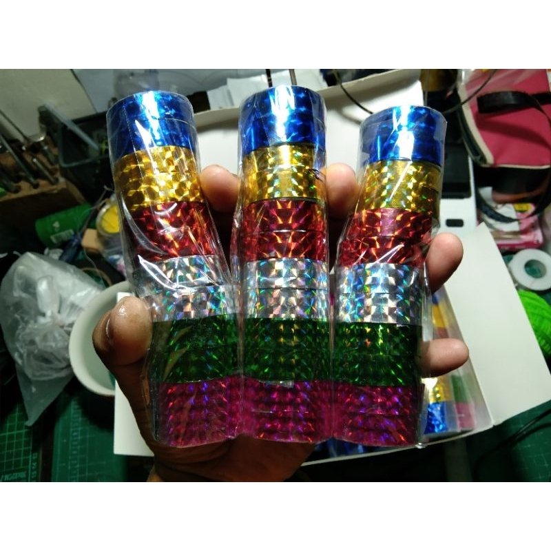 

Isolasi hologram 1 pack isi 12 pcs