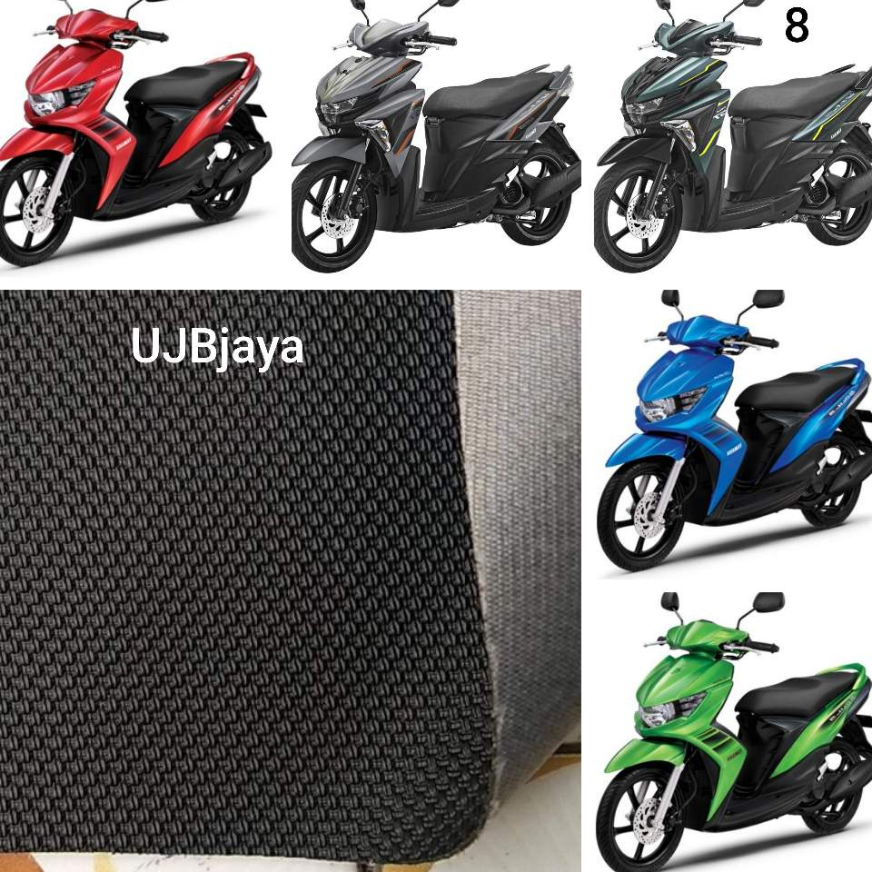 Kulit Jok Motor  Mio Soul GT 115 / Mio Soul GT 125 Standar / Bahan Ori Sarung Jok Motor  Mio Soul GT
