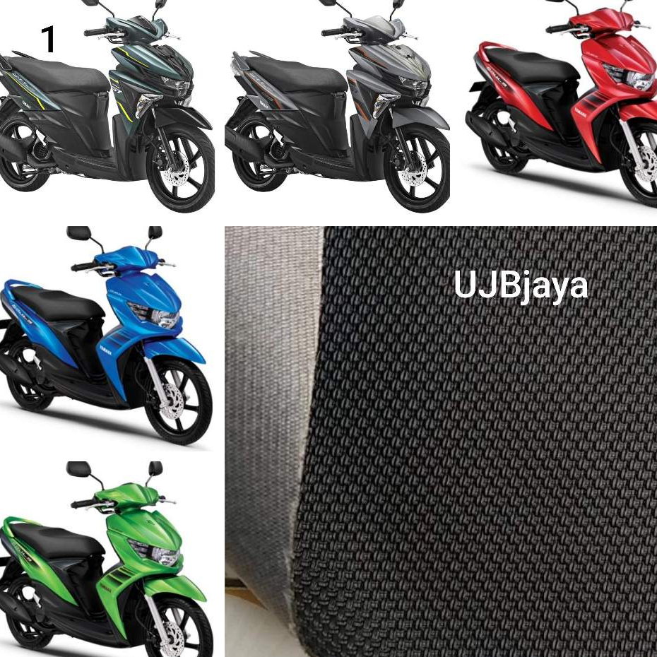 Kulit Jok Motor  Mio Soul GT 115 / Mio Soul GT 125 Standar / Bahan Ori Sarung Jok Motor  Mio Soul GT