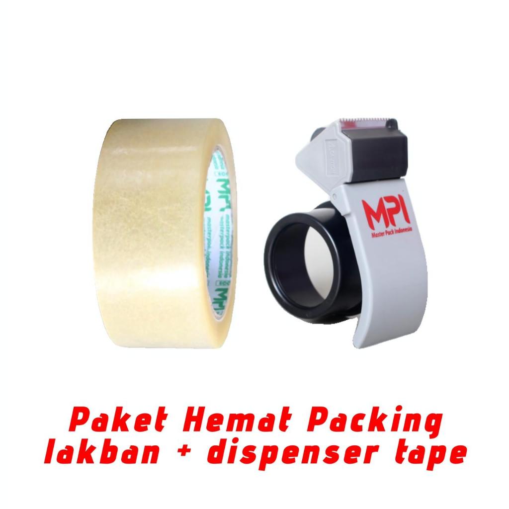 

Paket Packing Hemat Lakban dan Tape Cutter 110 Yard MPI Berkualitas