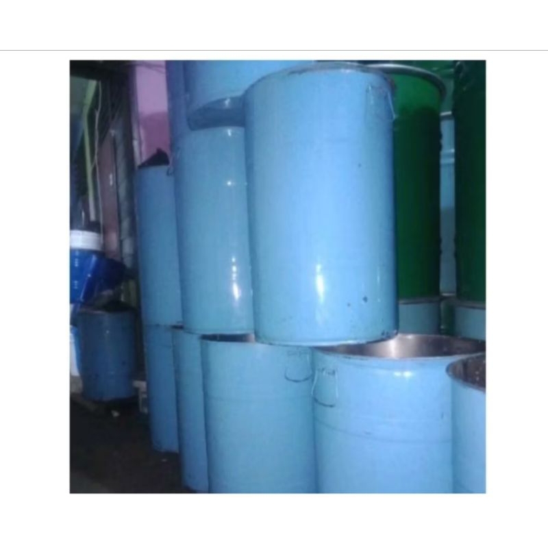 tong sampah besi/tong bakar sampah/ gentong sampah/drum sampah 60 liter