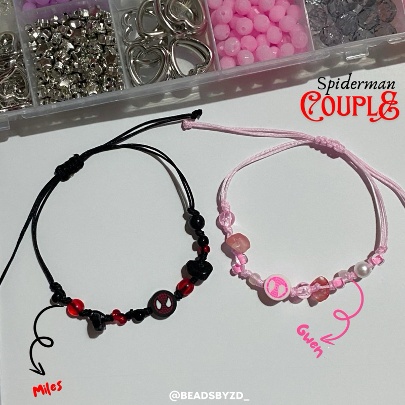 Gelang Tali Serut Giok Couple Spiderman