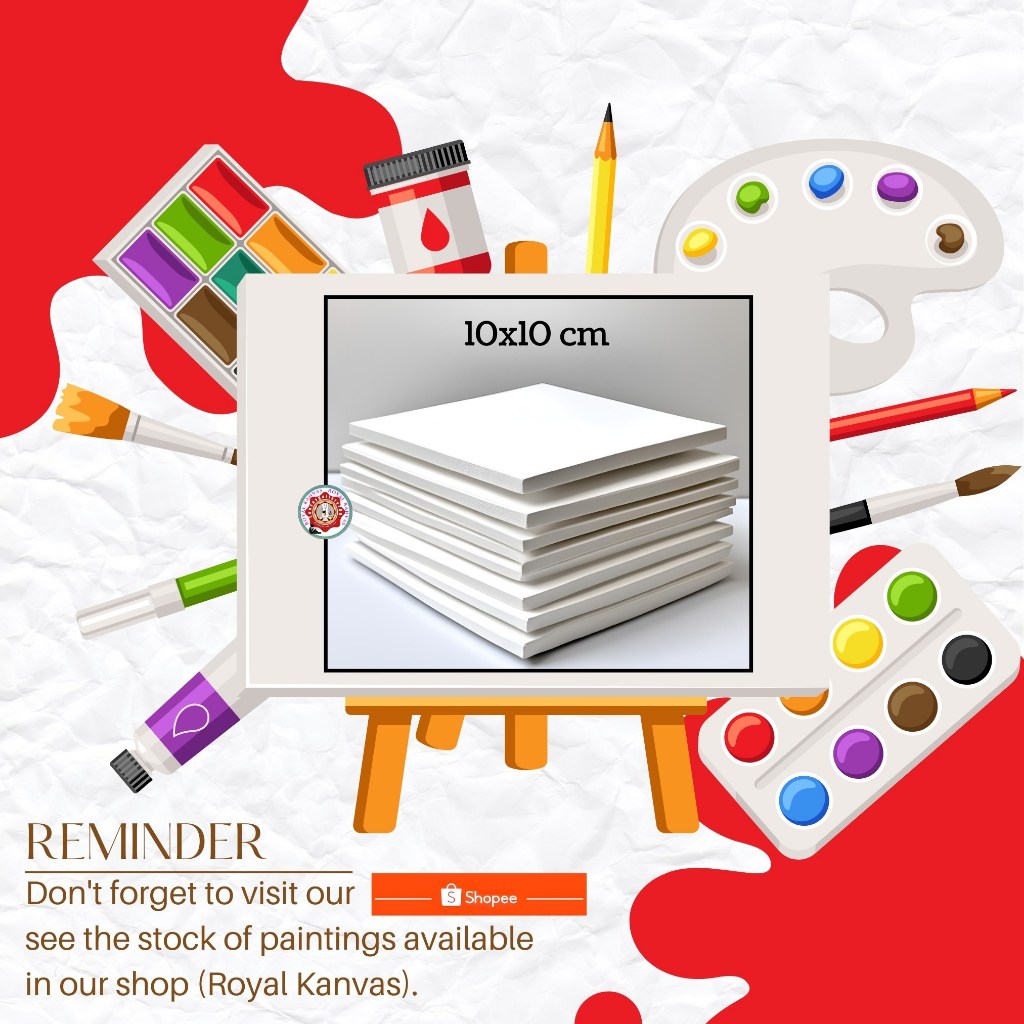 

Kanvas Lukis 10x10 CM Putih - Marsoto Hight Quality, Murah Berkualitas, Hasil Karya Anak Negeri