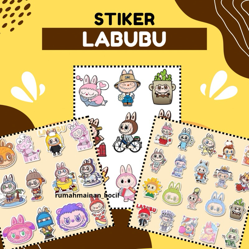 

STIKER LABUBU STICKER LABUBU VIRAL LISA LABUBU BONEKA LABUBU VIRAL LISSA BLACKPINK LABUBU
