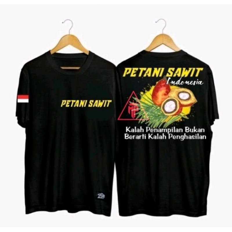 KAOS PETANI SAWIT INDONESIA MOTIF LAMA BIJI SAWIT