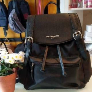 TAS PUNGGUNG WANITA SOPHIE MARTIN KULIT HITAM ORIGINAL LARDE PROMO MURAH