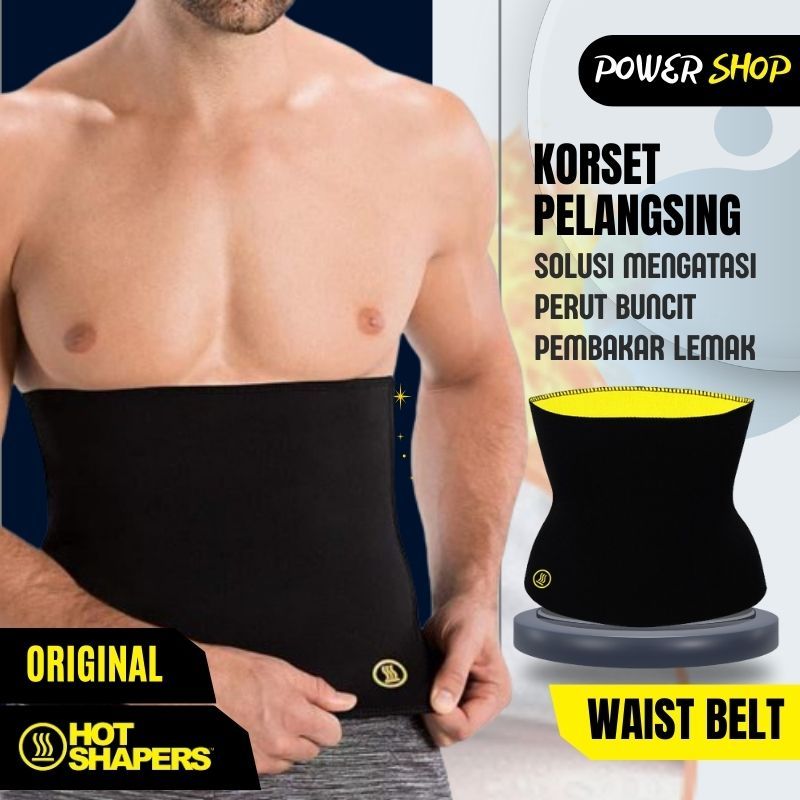 KORSET PELANGSING OLAHRAGA PRIA WANITA STAGEN PENGECIL PERUT BUNCIT PEMBAKAR LEMAK KORSLET LAKI LAKI