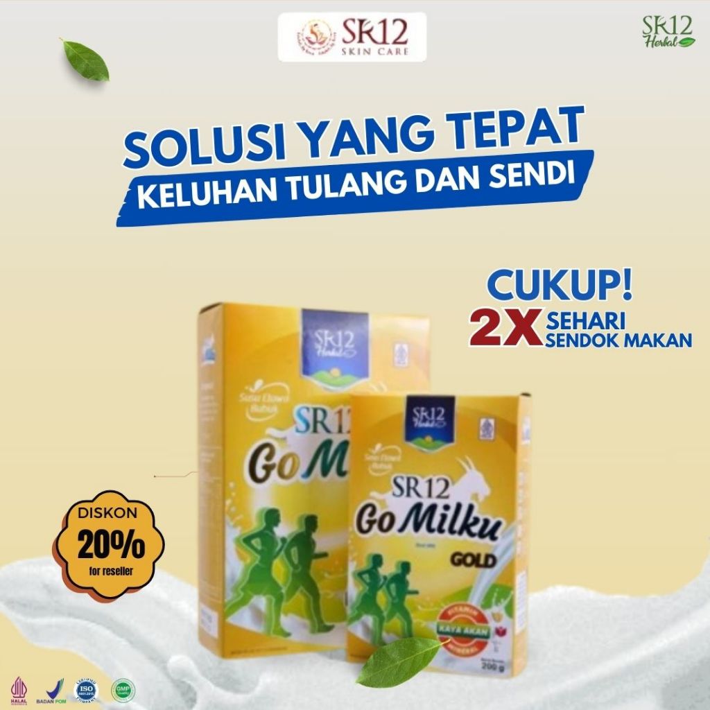 

SR12 SUSU TULANG UNTUK LANSIA GOMILKU GOLD // SUSU BEBAS KOLESTROL // BEBAS LAKTOSA / RENDAH GULA