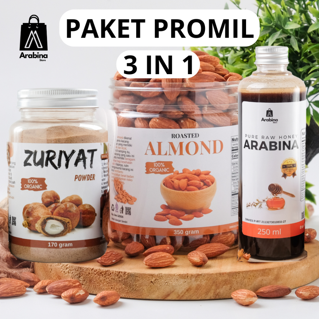 

Arabina Paket Promil 3in1 Serbuk Zuriat Asli