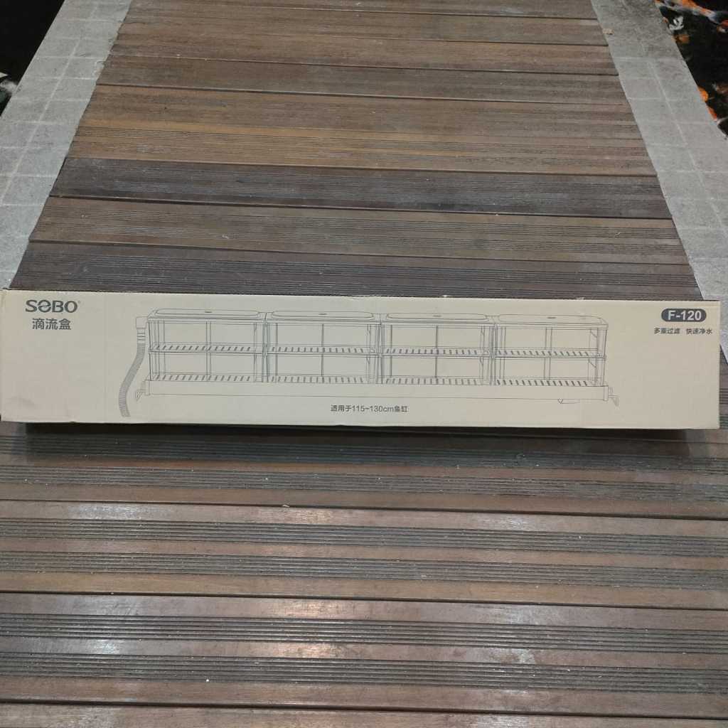 SOBO F120 BOX TOP FILTER 115-130CM TRICKLE AQUARIUM ATAS 2 SUSUN F 120
