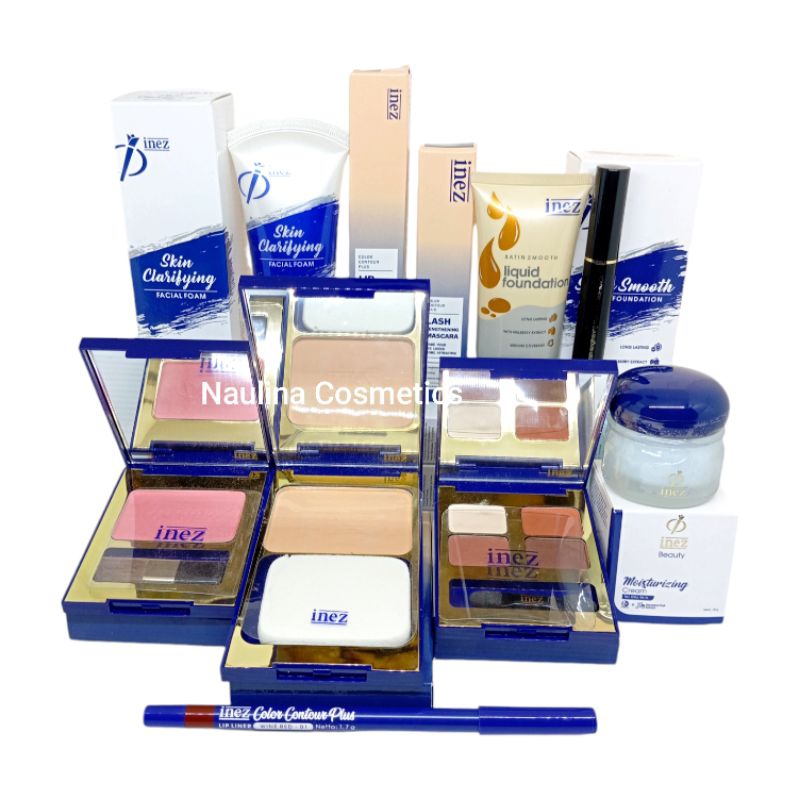 Paket Lengkap Inez Make Up/Paket Lengkap 8 in 1/Make Up 3in1/Make Up 2in1