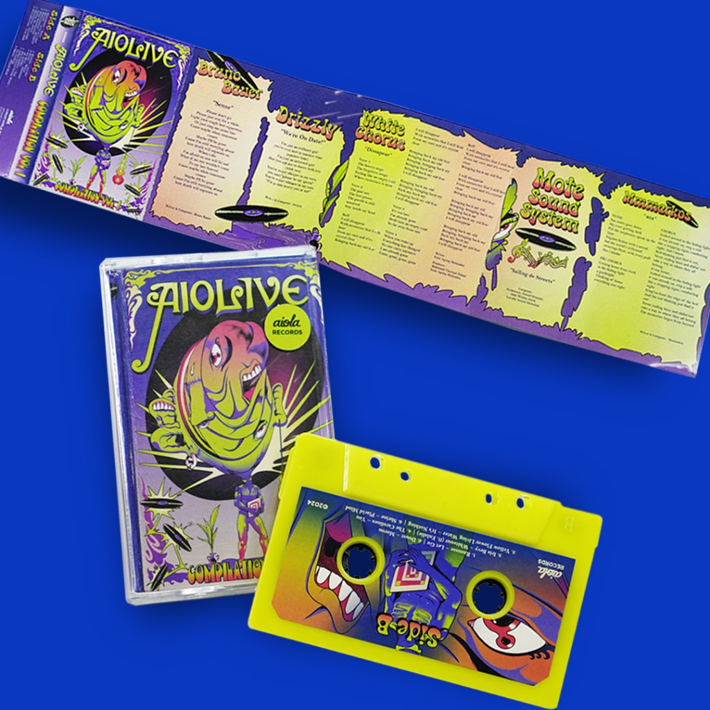 Kaset Aiolive Compilation Vol. I (White Chrorus, Drizzly, Brunobauer, Yellow Flower Living Water, Do