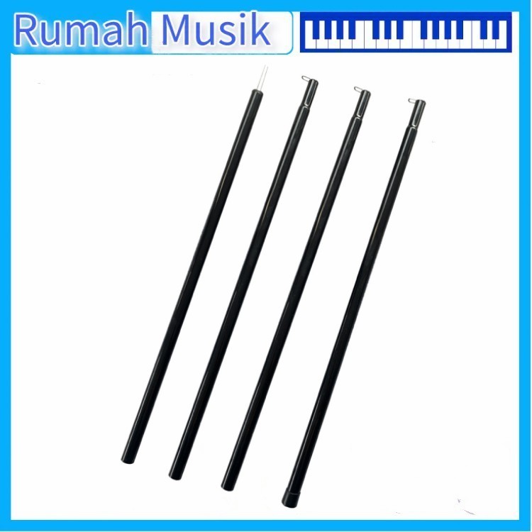 Tiang Penyangga Tenda Tiang Tenda Tempat Berteduh Pantai Tiang Penyangga Kanopi Besi Tebal Aksesori 