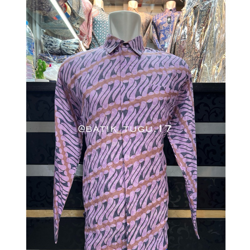 batik Trusmi Cirebon,,bahan dobby ATBM cap,,atasan batik cap