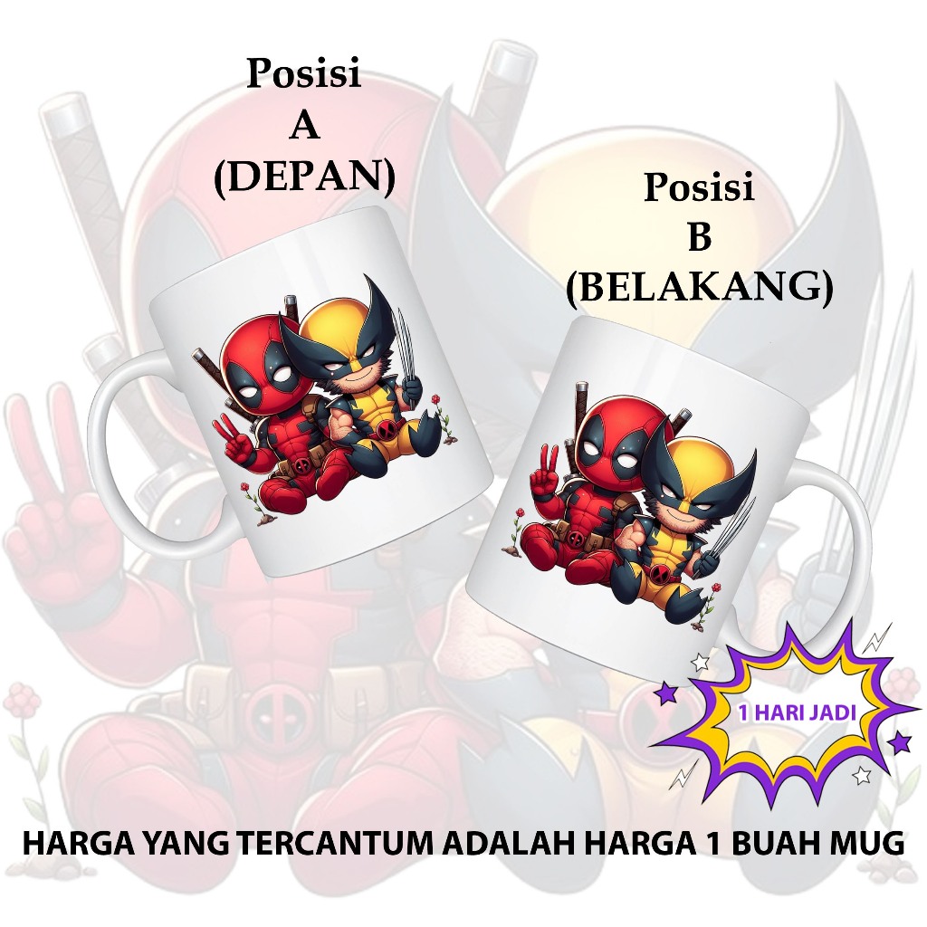 Gelas Mug Custom Logo Gelas Kopi/Gelas Minum/Souvenir/Kado/Hadiah/Gelas Custom Gambar