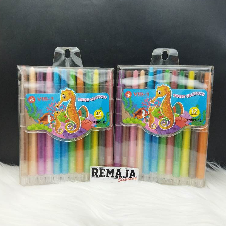 

Crayon Putar VIS-1 12 Warna Panjang