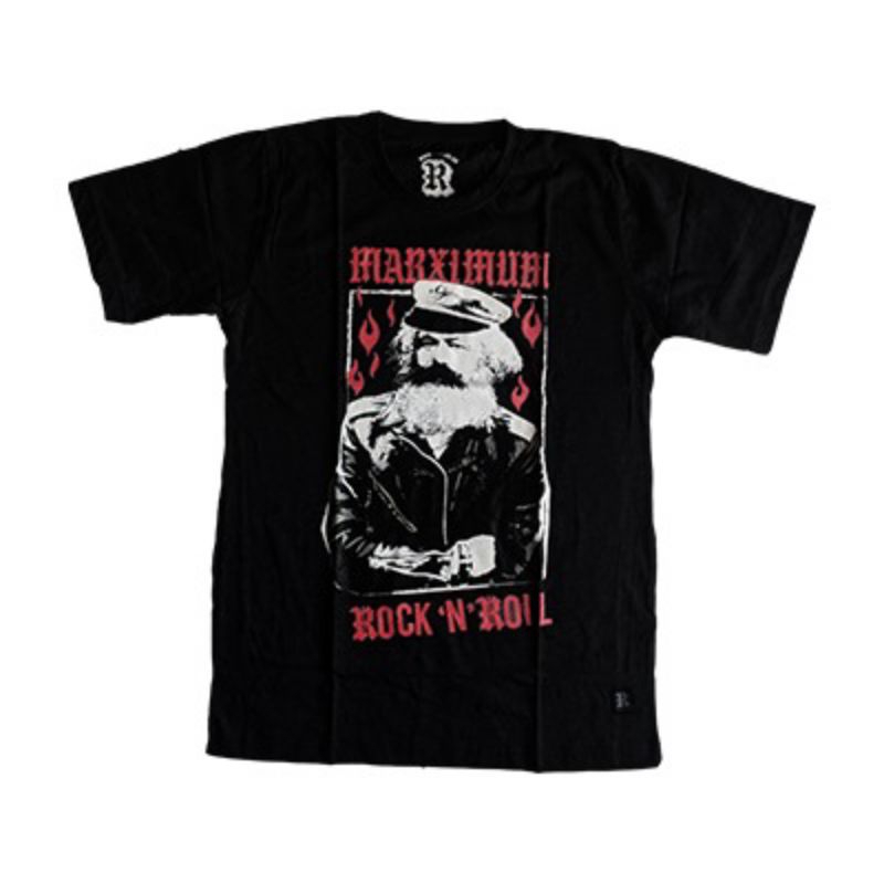 RMBL KAOS / TSHIRT MARX BLACK / TS MARX BK
