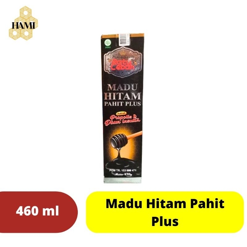 

Madu Hitam Pahit Plus Ratu Lebah 460 ML - Madu Hitam
