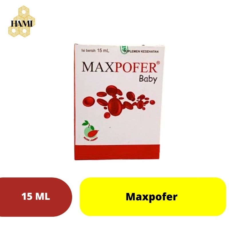 Maxpofer Baby Drop 15 ML - Multivitamin Zat Besi untuk Bayi