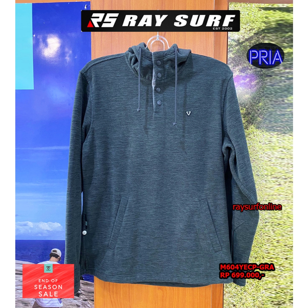 RAYSURF VISSLA SALE SWEATER PRIA M604YECP-GRA ORIGINAL