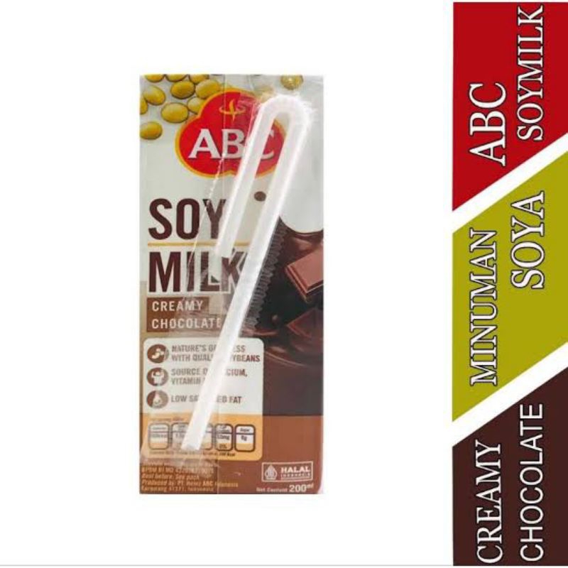 

ABC Soy Milk 200ml 1 Dus Isi 24 Pack Susu Kedelai Rasa Coklat/Strawberry Siap Minum