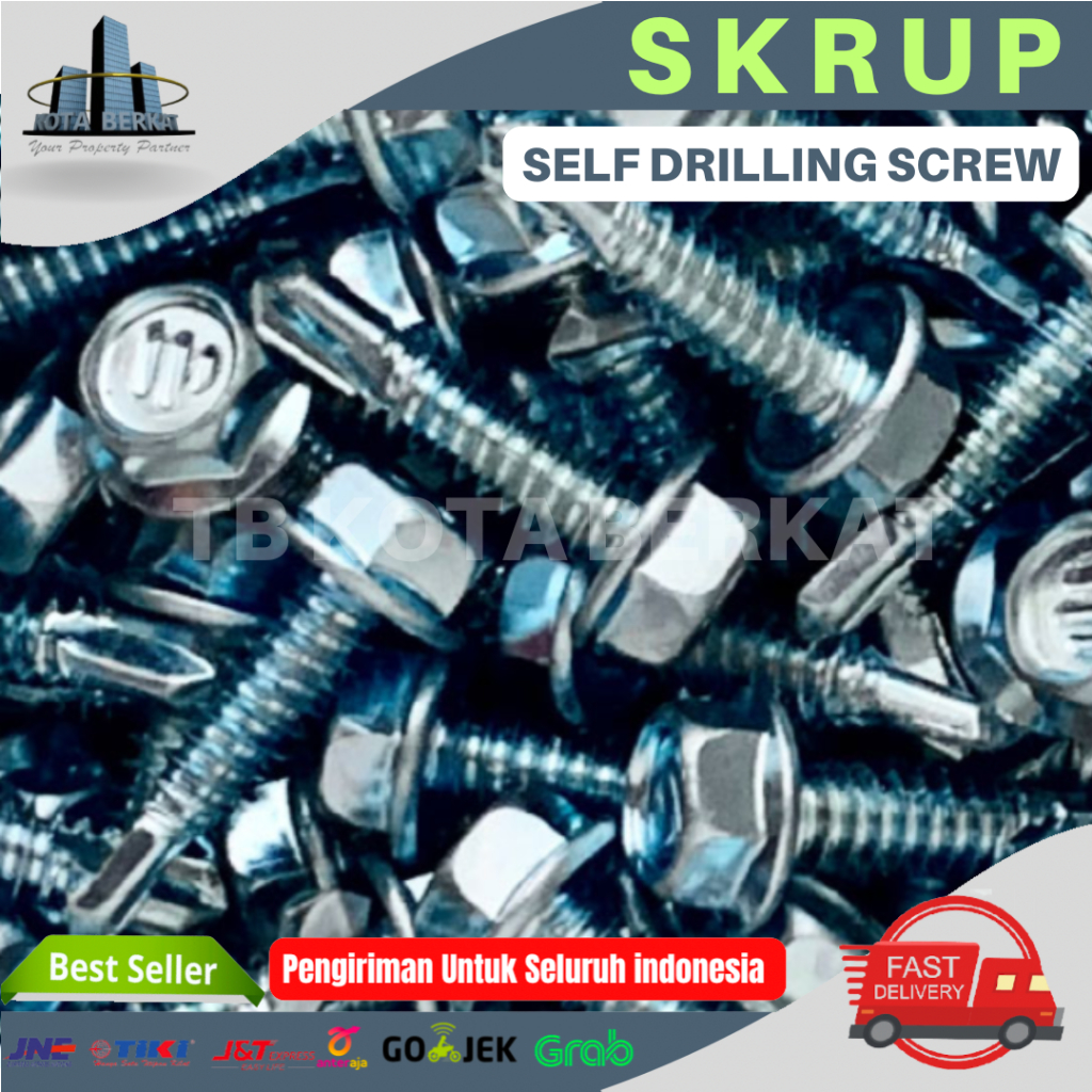 SEKRUP WILSON / SEKRUP BAJA RINGAN / SCREW ROOFING WILSON ECER / BIJIAN