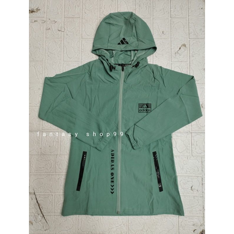 New Jaket Wanita Lengan Panjang Topi Kupluk Micro Parasut Tipis Olahraga