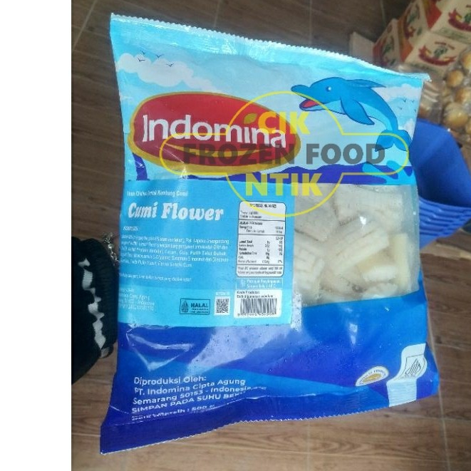 

Indomina Cumi Flower 500g Frozen food cik ntik Jambi cemilan jajanan seblak