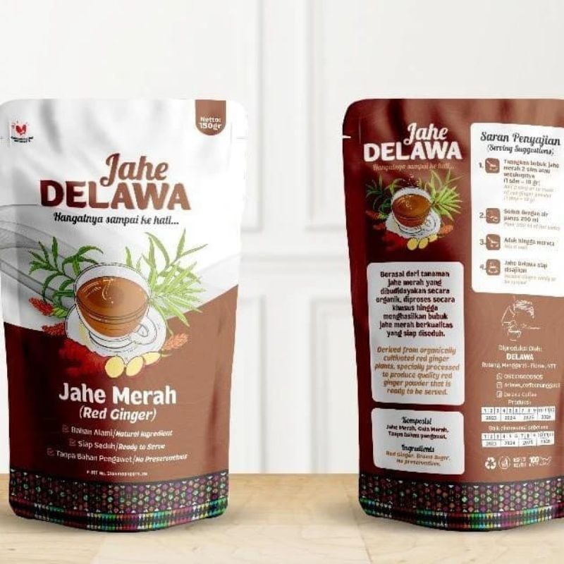 

Jahe Merah Delawa (Red Ginger)