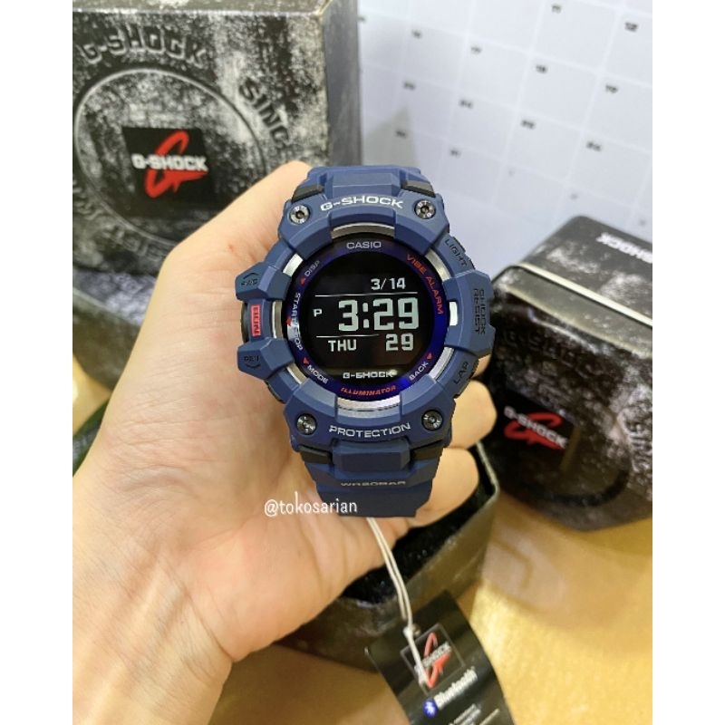 G-Shock Original GBD-100-2ADR Bluetooth Smart Watch Sport Pria Terbaru