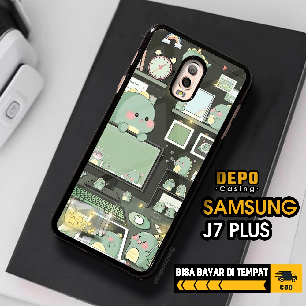 Case Samsung J7 Plus Casing Samsung J7 Plus Casing Depo Casing [DSNC] Case Glossy Case Aesthetic Cus