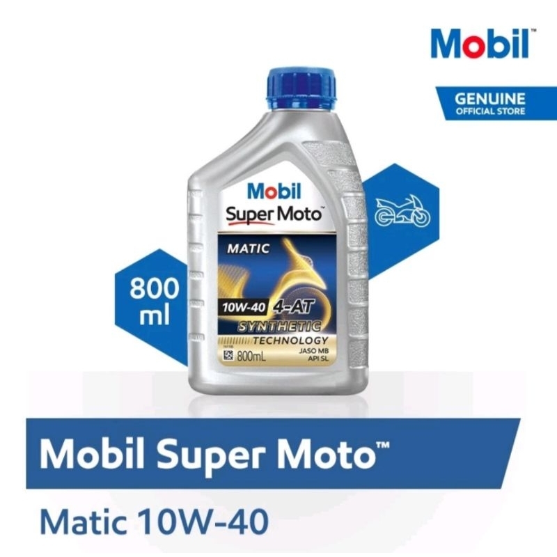 Oli mesin-mobil super moto matic 10w/30(0,8 liter)