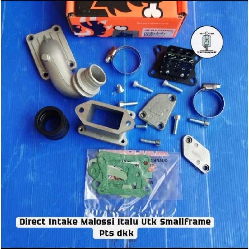 Direct Intake Malossi Italy (plus membran) Utk Smallframe Pts dkk